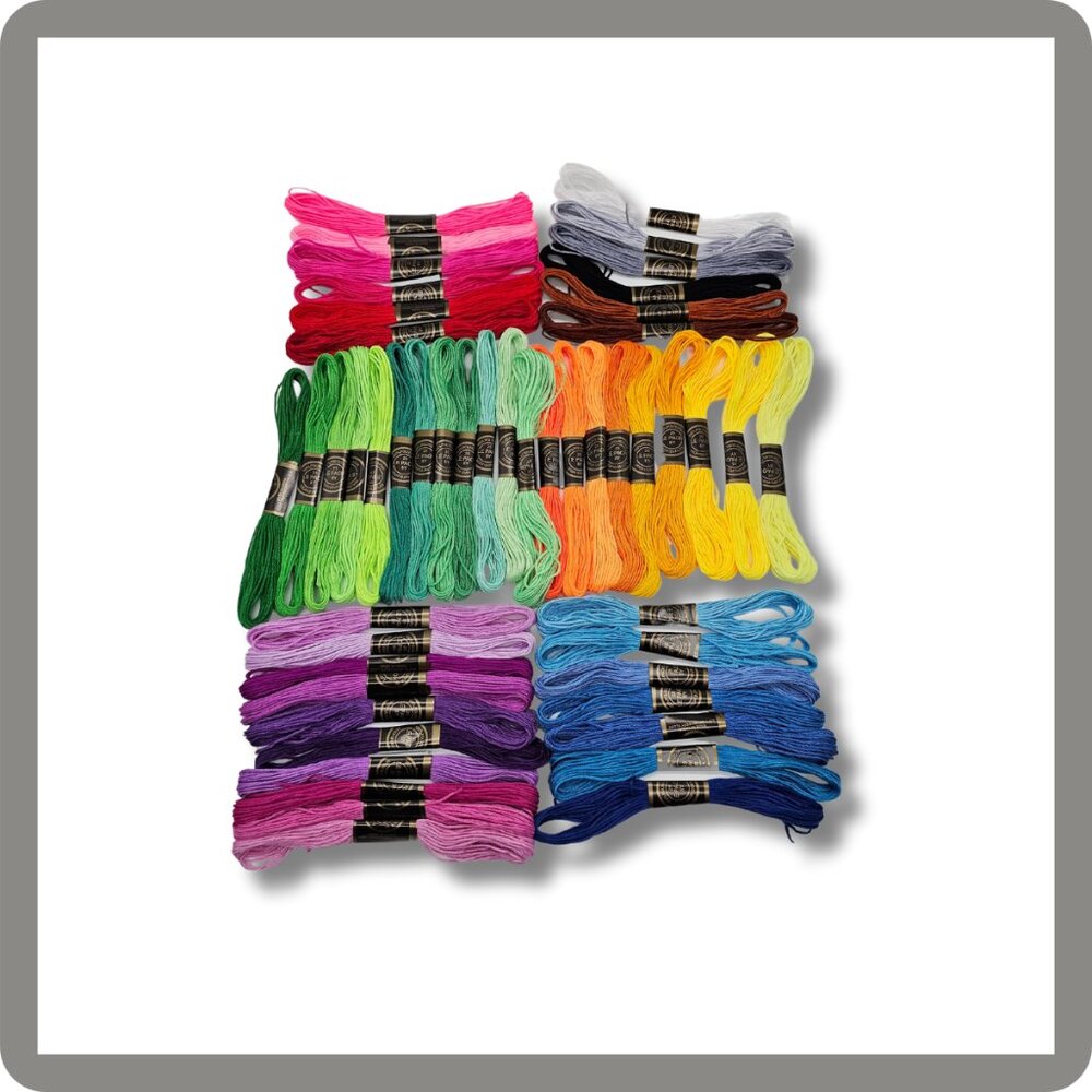 Embroidery Floss 50-pack - New